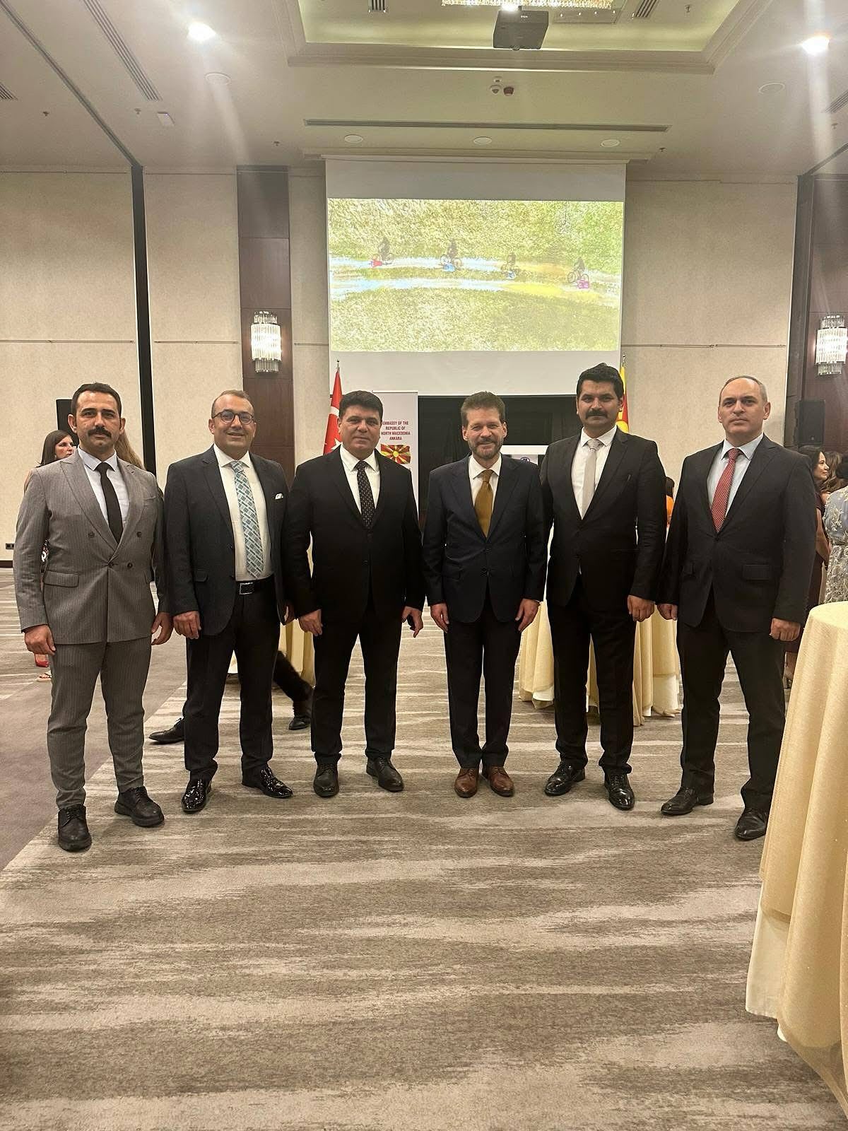 TESİAD Heyetinden Kuzey Makedonya Resepsiyonuna Katılım