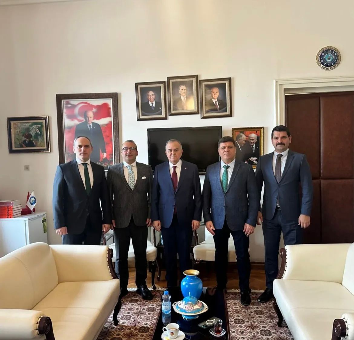 TESİAD Heyetinden MHP Grup Başkanvekili Erkan Akçay’a TBMM’de Ziyaret